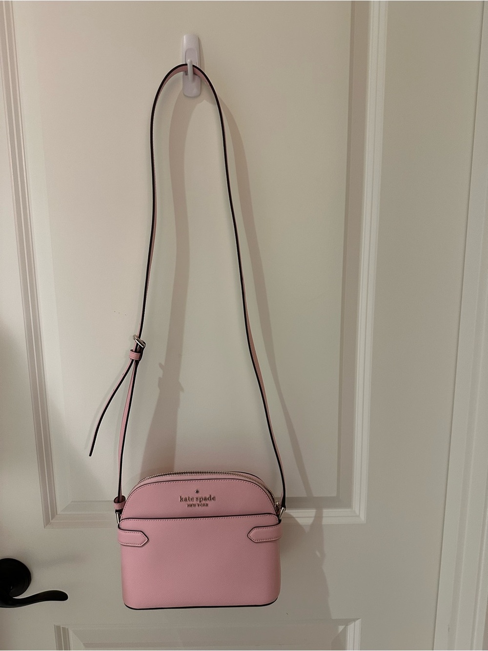 Kate Spade Staci Light Crepe Pink Leather Crossbody